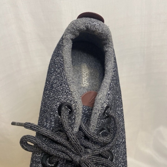 Allbirds Mens Wool Runner Mizzle Running Shoes Black Low Top Lace Up 12m - Picture 8 of 9